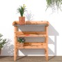 Pflanztisch mit Regalen Tannenholz braun 78x38x82,5cm von , Topfständer - Ref: Foro24-156353, Preis: 62,28 €, Rabatt: %