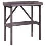 Pflanzentisch mit grauem Tannenholzregal 78x38x82,5 cm von , Topfständer - Ref: Foro24-156351, Preis: 51,18 €, Rabatt: %
