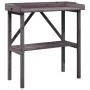 Plant table with gray fir wood shelf 78x38x82.5 cm by , Pot stands - Ref: Foro24-156351, Price: 47,95 €, Discount: %