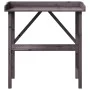 Plant table with gray fir wood shelf 78x38x82.5 cm by , Pot stands - Ref: Foro24-156351, Price: 47,95 €, Discount: %