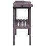 Pflanzentisch mit grauem Tannenholzregal 78x38x82,5 cm von , Topfständer - Ref: Foro24-156351, Preis: 51,18 €, Rabatt: %