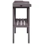 Plant table with gray fir wood shelf 78x38x82.5 cm by , Pot stands - Ref: Foro24-156351, Price: 47,95 €, Discount: %