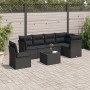 Set aus 6-teiligen Gartensofas und Kissen, synthetisches Rattanbraun von , Gartensets - Ref: Foro24-3217703, Preis: 404,50 €,...
