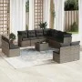 Garden sofa set 12 pieces with gray synthetic rattan cushions by , Garden sets - Ref: Foro24-3217830, Price: 674,62 €, Discou...