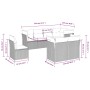 Set Gartensofas mit beigen Kissen 8 Stück PE Rattan von , Gartensets - Ref: Foro24-3217928, Preis: 563,98 €, Rabatt: %
