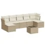 Juego de sofás de jardín con cojines beige 8 pzas ratán PE de , Conjuntos de jardín - Ref: Foro24-3218038, Precio: 496,18 €, ...