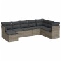 8-piece garden sofa set and gray synthetic rattan cushions by , Garden sets - Ref: Foro24-3218050, Price: 461,65 €, Discount: %