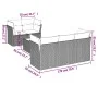 Set de muebles de jardín 6 pzas y cojines ratán sintético gris de , Conjuntos de jardín - Ref: Foro24-3217250, Precio: 374,86...