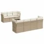 Garden sofa set with beige cushions 8 pcs PE rattan by , Garden sets - Ref: Foro24-3217278, Price: 551,94 €, Discount: %