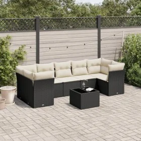 8-piece garden sofa set with black synthetic rattan cushions by , Garden sets - Ref: Foro24-3217286, Price: 495,59 €, Discoun...