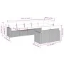Gartensofa-Set mit beigen Kissen 8 Stück PE-Rattan von , Gartensets - Ref: Foro24-3219208, Preis: 586,55 €, Rabatt: %