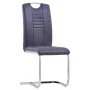 Cantilever dining chairs 4 pcs artificial suede leather gray by vidaXL, dining chairs - Ref: Foro24-281786, Price: 256,98 €, ...