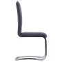 Freischwinger Esszimmerstühle 4 Stk. Kunstveloursleder grau von vidaXL, Essstühle - Ref: Foro24-281786, Preis: 256,98 €, Raba...