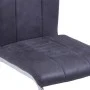 Freischwinger Esszimmerstühle 4 Stk. Kunstveloursleder grau von vidaXL, Essstühle - Ref: Foro24-281786, Preis: 256,98 €, Raba...