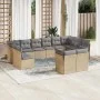 Set mit 12 Gartensofas und Kissen Kunstrattanbraun von , Gartensets - Ref: Foro24-3250268, Preis: 816,34 €, Rabatt: %