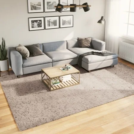 Moderner langfloriger Pelzteppich PAMPLONA beige 240x340 cm von , Teppiche - Ref: Foro24-375219, Preis: 147,24 €, Rabatt: %