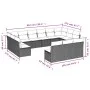 Garden sofa set with cushions 13 pieces beige synthetic rattan by , Garden sets - Ref: Foro24-3250228, Price: 789,39 €, Disco...