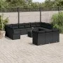 14-teiliges Gartensofa-Set mit schwarzen synthetischen Rattankissen von , Gartensets - Ref: Foro24-3250294, Preis: 898,52 €, ...