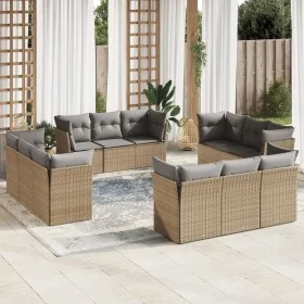 Garden sofa set 12 pieces and brown synthetic rattan cushions by , Garden sets - Ref: Foro24-3217329, Price: 790,82 €, Discou...