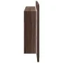 Armario espejo de baño LED acrílico marrón roble 90x12x45 cm de , Tocadores de baño - Ref: Foro24-834969, Precio: 56,80 €, De...
