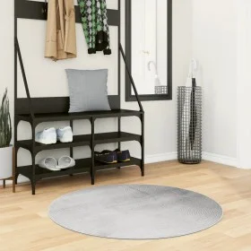 Kurzflorteppich Skandinavischer Look IZA grau Ø 100 cm von , Teppiche - Ref: Foro24-375458, Preis: 36,86 €, Rabatt: %