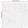 Modern black PAMPLONA furry long-haired rug 240x240 cm by , Rugs - Ref: Foro24-375284, Price: 120,65 €, Discount: %