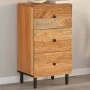 Solid acacia wood auxiliary cabinet 40x33x75 cm by , Sideboards - Ref: Foro24-356878, Price: 109,21 €, Discount: %