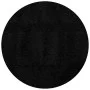 Modern long-haired furry black PAMPLONA Ø 240 cm carpet by , Rugs - Ref: Foro24-375292, Price: 101,98 €, Discount: %