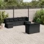 8-piece garden sofa set and black synthetic rattan cushions by , Garden sets - Ref: Foro24-3250144, Price: 562,55 €, Discount: %