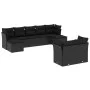 8-piece garden sofa set and black synthetic rattan cushions by , Garden sets - Ref: Foro24-3250144, Price: 562,55 €, Discount: %