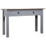 Solid pine wood Panama style gray console table 110x40x72 cm by vidaXL, Side tables - Ref: Foro24-282680, Price: 107,52 €, Di...