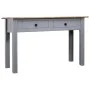 Solid pine wood Panama style gray console table 110x40x72 cm by vidaXL, Side tables - Ref: Foro24-282680, Price: 106,17 €, Di...