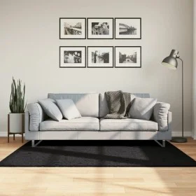 PAMPLONA moderner Langflor-Shaggy-Teppich Schwarz 120x170 cm von , Teppiche - Ref: Foro24-375278, Preis: 43,43 €, Rabatt: %