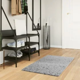 Moderner langfloriger Pelzteppich PAMPLONA grau 60x110 cm von , Teppiche - Ref: Foro24-375250, Preis: 20,44 €, Rabatt: %