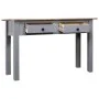 Solid pine wood Panama style gray console table 110x40x72 cm by vidaXL, Side tables - Ref: Foro24-282680, Price: 106,17 €, Di...