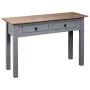 Solid pine wood Panama style gray console table 110x40x72 cm by vidaXL, Side tables - Ref: Foro24-282680, Price: 106,17 €, Di...