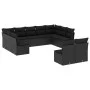 11-piece garden sofa set and black synthetic rattan cushions by , Garden sets - Ref: Foro24-3250184, Price: 616,80 €, Discoun...