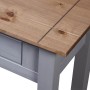 Solid pine wood Panama style gray console table 110x40x72 cm by vidaXL, Side tables - Ref: Foro24-282680, Price: 107,52 €, Di...