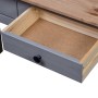 Solid pine wood Panama style gray console table 110x40x72 cm by vidaXL, Side tables - Ref: Foro24-282680, Price: 107,52 €, Di...