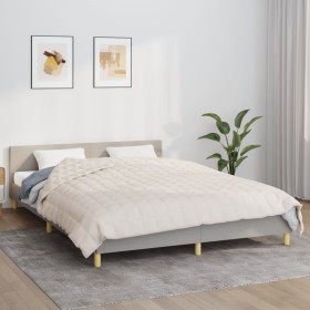 Manta con peso tela color crema claro 220x240 cm 15 kg de , Mantas - Ref: Foro24-3154828, Precio: 118,85 €, Descuento: %