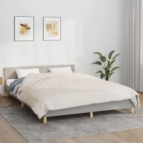 Manta con peso tela color crema claro 220x240 cm 15 kg by , Blankets - Ref: Foro24-3154828, Price: 116,34 €, Discount: %