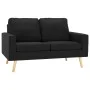 Black Fabric 2-Piece Sofa Set by , Sofas - Ref: Foro24-3056623, Price: 372,46 €, Discount: %