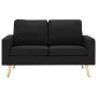 Black Fabric 2-Piece Sofa Set by , Sofas - Ref: Foro24-3056623, Price: 372,46 €, Discount: %