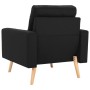 Zweiteilige Sofagarnitur aus schwarzem Stoff von , Sofas - Ref: Foro24-3056623, Preis: 389,40 €, Rabatt: %