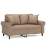 2-seater sofa with cappuccino synthetic leather cushions 120 cm by , Sofas - Ref: Foro24-3200929, Price: 241,50 €, Discount: %