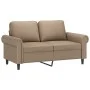 2-seater sofa with cappuccino synthetic leather cushions 120 cm by , Sofas - Ref: Foro24-3200929, Price: 237,80 €, Discount: %