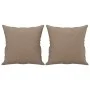 2-seater sofa with cappuccino synthetic leather cushions 120 cm by , Sofas - Ref: Foro24-3200929, Price: 237,80 €, Discount: %