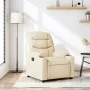 Sillón reclinable de tela crema de , Sillones - Ref: Foro24-374155, Precio: 248,91 €, Descuento: %