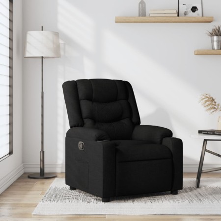 Black fabric recliner by , Armchairs - Ref: Foro24-374129, Price: 221,71 €, Discount: %