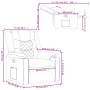 Black fabric recliner by , Armchairs - Ref: Foro24-374129, Price: 221,71 €, Discount: %